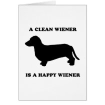 A clean wiener is a happy wiener