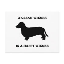 A clean wiener is a happy wiener