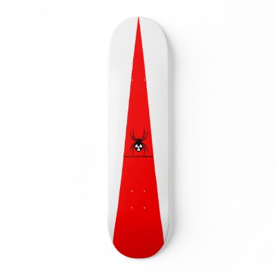 "A Clockwork Red" Skateboard by nucleartees