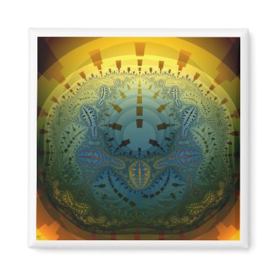 A Clockwork Steampunk Fridge Magnet by csim_83