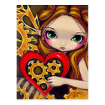 "A Clockwork Valentine" Postcard