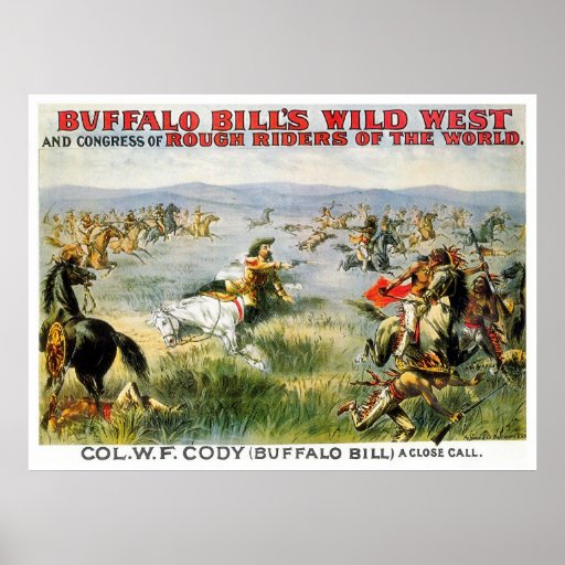 A Close Call - Buffalo Bill Posters