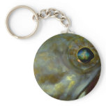 A close look at the eye of a Caribbean sand diver Keychains