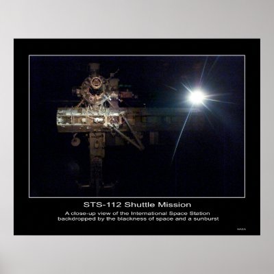 A close-up view of the International Space Station Print by Space_Exploration