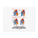 A Closer Look At Blue Baby Syndrome (Heart) Post Card