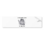 A Closer Look At My Jaw (Anatomical Bones) bumper stickers