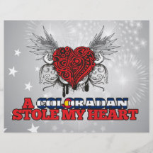 A Coloradan Stole my Heart Flyer Design