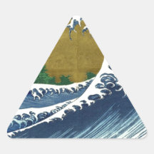 A coloured version of the Big wave Sticker