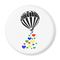 A Colourful Balloon Fridge Magnet