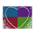 A Colourful Heart postcards