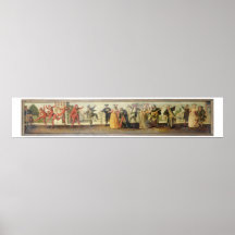 A Commedia Dell'Arte Troupe Before a Renaissance T Posters