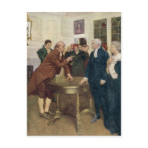 A Committee of Patriots Delivering an Ultimatum Post Card