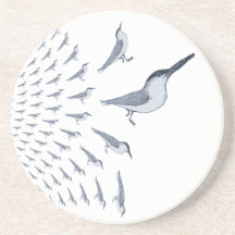 A Committee of Terns Flying Right Drinks Coaster