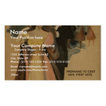 A Contented Woman Business Cards