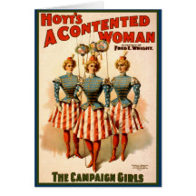 A Contented Woman Campaign Girls Cards