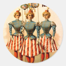 A Contented Woman Campaign Girls Sticker