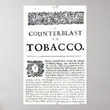 A Counterblast to Tobacco Poster