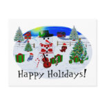 A Country Christmas postcards