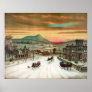 A Country Christmas Scene Posters