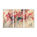 A Couple in Spring Canvas Print