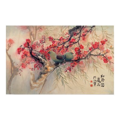 A Couple in Spring Posters by artkey