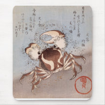 A Crab on the Seashore Mouse Pads