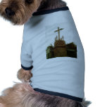 A cross beside the Taxco Cathedral pet clothing