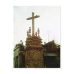 A cross beside the Taxco Cathedral