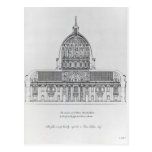 A cross-section of St. Peter's, Rome Postcard