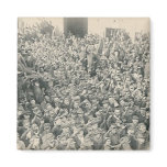 A crowd of workers magnet