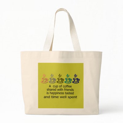 A cup of coffee.. tote bag by kool27