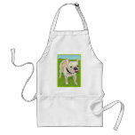 A cute Artistic & Whimsical French Bulldog aprons