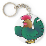 A Cute cockerel Farm Animal Key Chain