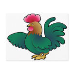 A Cute cockerel Farm Animal Postcards