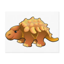 A cute friendly dinosaur