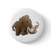 A cute friendly woolly mammoth