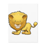 A cute lion post cards