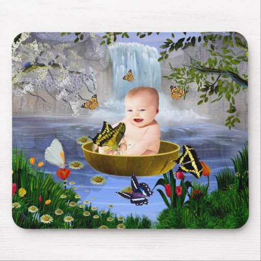 A cute nature baby mousepad