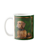 A dachshund daddy and his boy coffee mug