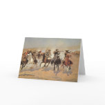 A Dash For Timber by Remington, Vintage Cowboys