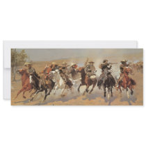 A Dash For Timber by Remington, Vintage Cowboys
