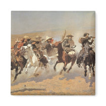 A Dash For Timber by Remington, Vintage Cowboys
