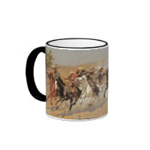 A Dash For Timber by Remington, Vintage Cowboys Coffee Mug