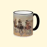 A Dash For Timber by Remington, Vintage Cowboys mugs