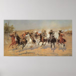 A Dash For Timber by Remington, Vintage Cowboys