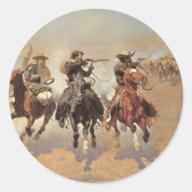 A Dash For Timber by Remington, Vintage Cowboys Sticker