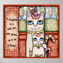 A Daughter Is, Art Poster Print