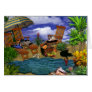A Day at the Beach Greeting Cards