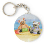 A Day at the Beach Keychain
