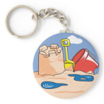 a day at the beach key chain